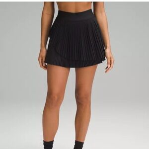 Lululemon Tiered Pleats High Rise Tennis Skirt size 8